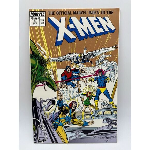 Official‎ Marvel Index to the X-Men No. 3  Marvel Comics 1987 Bagged & Boarded - Picture 1 of 2